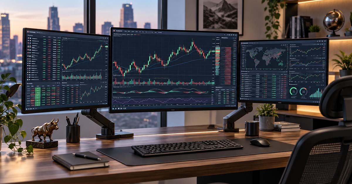 Monitor para trading: monte o setup ideal para acompanhar o mercado
