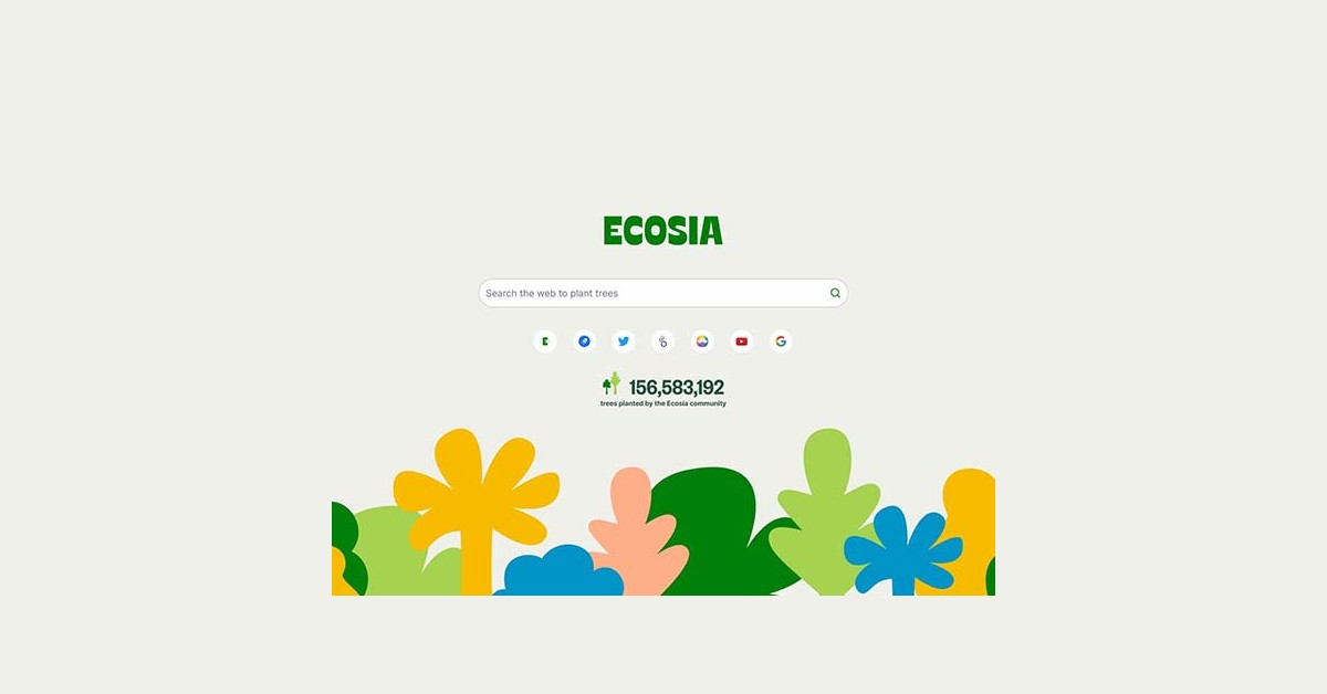 Ecosia O Motor de Busca que Planta Árvores